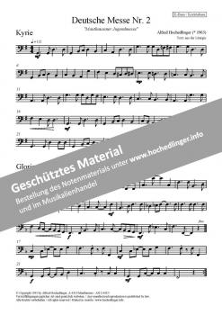 Deutsche Messe Nr. 2 - Bass-Stimme
