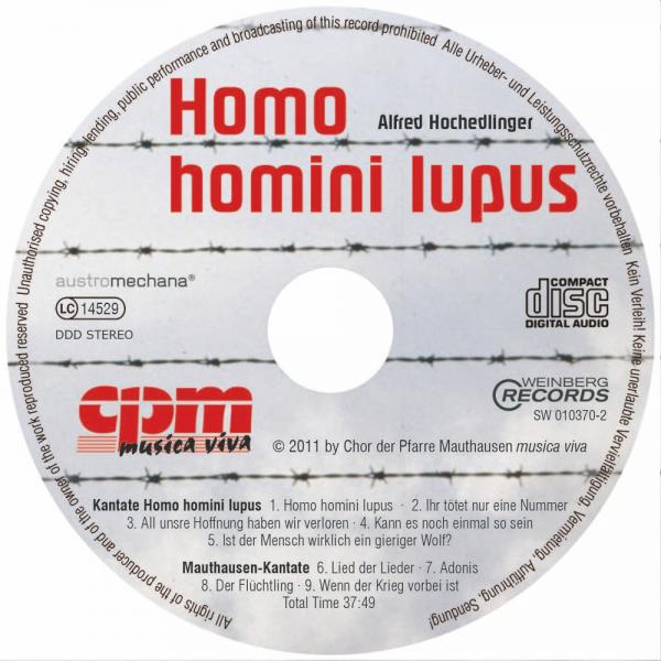 CD Homo homini lupus / Mauthausenkantate