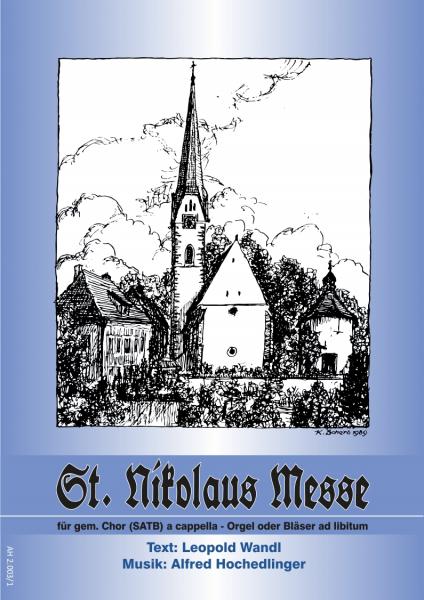 Sankt Nikolaus Messe - Chorpartitur inkl. Orgelvorspielen
